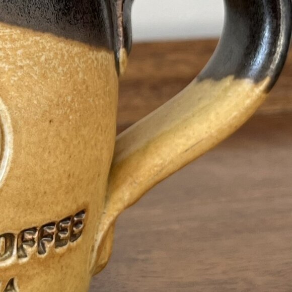 Cold Mountain Pottery "City Brew Coffee Mug 100% Montana" Billings 2004 Handmade - Picture 12 of 12